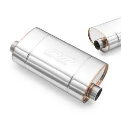 Uniwersalny tłumik E007 dł. 250mm wejście 60mm / 2,36 cala RM Motors największy sklep tuningowy w Polsce!