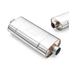 Uniwersalny tłumik EM001 dł. 300 mm wejście 63,5 mm / 2,5 cala (+ przetłoczenie) RM Motors największy sklep tuningowy w Polsce!