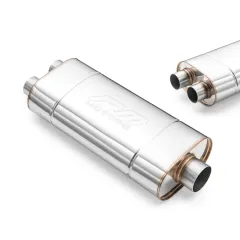 Uniwersalny tłumik EM004 dł. 500 mm wejście 76 mm / 3 cale (+ przetłoczenie) RM Motors największy sklep tuningowy w Polsce!