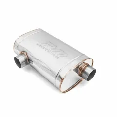Uniwersalny tłumik E008 dł. 350mm wejście 63,5mm / 2,5 cala RM Motors największy sklep tuningowy w Polsce!