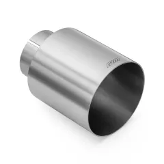 Końcówka wydechu nierdzewna 76 mm montaż 63,5 mm (2.5 cala) prosta RM Motors największy sklep tuningowy w Polsce!