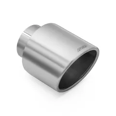 Końcówka skośna RM Motors ze stali nierdzewnej satynowej KSZS 76 mm 63,5 mm Nie RM-Motors największy sklep tuningowy w Polsce!