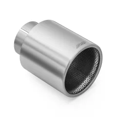 Końcówka wydechu nierdzewna 76 mm montaż 50 mm satynowa RM Motors największy sklep tuningowy w Polsce!