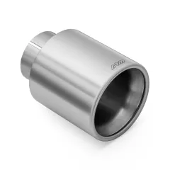 Końcówka wydechu Nierdzewna 101 mm montaż 63,5 mm (2.5 cala) satynowa prosta RM Motors największy sklep tuningowy w Polsce!