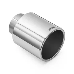Końcówka wydechu nierdzewna 101 mm montaż 63,5 mm (2.5 cala) prosta polerowana z obejmą RM Motors największy sklep tuningowy w Polsce!
