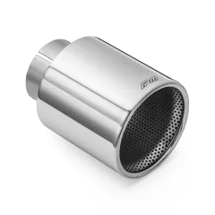 Końcówka wydechu nierdzewna 89 mm montaż 63,5 mm (2.5 cala) z obejmą KPZP/DP RM Motors największy sklep tuningowy w Polsce!