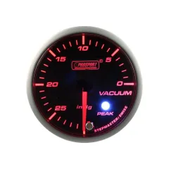 Wskaźnik Prosport Podciśnienie Stepper Motor Peak 52mm Amber największy sklep tuningowy w Polsce!