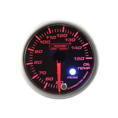Wskaźnik Prosport temperatura oleju Stepper Motor Peak 52mm Amber największy sklep tuningowy w Polsce!