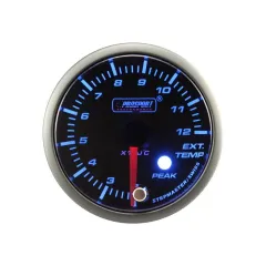 Wskaźnik Prosport EGT temperatura spalin Stepper Motor Peak 52mm Blue największy sklep tuningowy w Polsce!