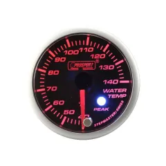 Wskaźnik Prosport temperatura wody Stepper Motor Peak 52mm Amber największy sklep tuningowy w Polsce!