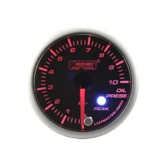 Wskaźnik Prosport ciśnienie oleju Stepper Motor Peak 52mm Amber największy sklep tuningowy w Polsce!