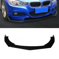 Dokładka przedniego zderzaka BMW F30 F32 Czarny Połysk V5 największy sklep tuningowy w Polsce!