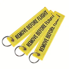 Brelok zawieszka REMOVE BEFORE FLIGHT Żółty największy sklep tuningowy w Polsce!