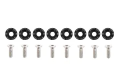 Śrubki ozdobne M6x1.0 15mm D1 Black największy sklep tuningowy w Polsce!