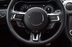 Okleina carbonowa elementów kierownicy mutlifunkcji Ford Mustang 15-17 największy sklep tuningowy w Polsce!