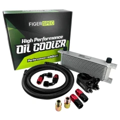 Zestaw chłodnicy oleju z termostatem 260x100 (13-rzędów) CPE FigerSPEC