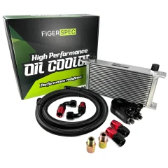 Zestaw chłodnicy oleju z termostatem 260x150 (19-rzędów) CPE FigerSPEC