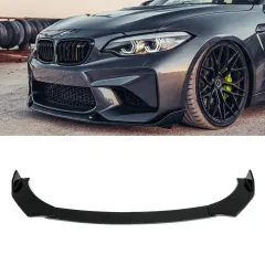 Uniwersalny splitter dokładka BMW Czarny Połysk V11 największy sklep tuningowy w Polsce!