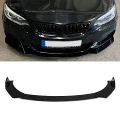 Uniwersalny splitter dokładka BMW Czarny Połysk V13 największy sklep tuningowy w Polsce!