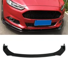 Uniwersalny splitter dokładka Ford Czarny Połysk V16 największy sklep tuningowy w Polsce!