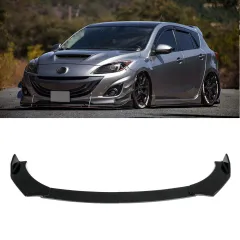 Uniwersalny splitter dokładka Mazda Czarny Połysk V18 największy sklep tuningowy w Polsce!