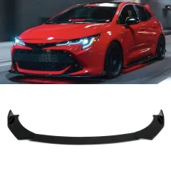 Uniwersalny splitter dokładka Toyota Czarny Połysk V20 największy sklep tuningowy w Polsce!
