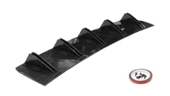 Uniwersalny dyfuzor tylnego zderzaka Black Carbon look największy sklep tuningowy w Polsce!