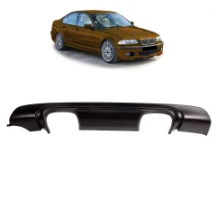 Tylny dyfuzor Matt Black BMW 3 E46 1998-2005 największy sklep tuningowy w Polsce!