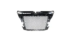 Grill sportowy Chrome & Black z PDC  AUDI A3 (8P) Sportback Hatchback Cabrio Facelift 2008-2012 największy sklep tuningowy w Polsce!