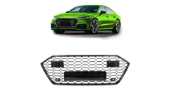 Grill sportowy Gloss Black AUDI A7 przed liftem 2019-obecnie największy sklep tuningowy w Polsce!