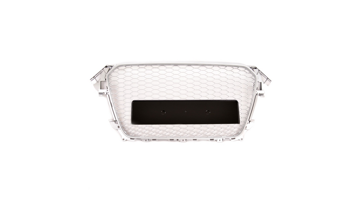 Grill sportowy Silver Matt z PDC AUDI A4 B8 Facelift 2013-2016 największy sklep tuningowy w Polsce!