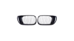 Grill sportowy pojedyncze żeberka Matt Black BMW 3 E46 Compact Facelift 2001-2005 największy sklep tuningowy w Polsce!