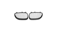 Grill sportowy pojedyncze żeberka Matt Black BMW 5 E60 E61 2003-2010 największy sklep tuningowy w Polsce!