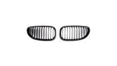 Grill sportowy pojedyncze żeberka Gloss Black BMW 5 E60 E61 2003-2010 największy sklep tuningowy w Polsce!
