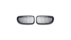 Grill sportowy pojedyncze żeberka Matt Black BMW 3 E90 E91 Facelift 2008-2011 największy sklep tuningowy w Polsce!