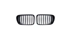 Grill sportowy pojedyncze żeberka Matt Black BMW 3 E46 przed liftem 1999-2003 największy sklep tuningowy w Polsce!