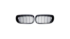 Grill sportowy pojedyncze żeberka Matt Black BMW 3 E46 Facelift 2003-2006 największy sklep tuningowy w Polsce!