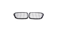 Grill sportowy pojedyncze żeberka Matt Black BMW 3 F30 F31 2011-2019 największy sklep tuningowy w Polsce!