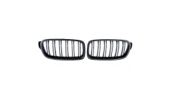Grill sportowy podwójne żeberka Matt Black BMW 3 F30 F31 2011-2019 największy sklep tuningowy w Polsce!