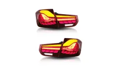 Zestaw Lamp Tylnych Dynamic LED Red BMW 3 F30 F80 2013-2018 największy sklep tuningowy w Polsce!