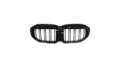Grill sportowy podwójne żeberka Gloss Black BMW 1 F40 2019-obecnie największy sklep tuningowy w Polsce!
