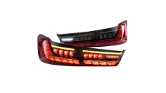Zestaw Lamp Tylnych Dynamic LED Red Smoke BMW 3 G20 G80 2018-obecnie największy sklep tuningowy w Polsce!
