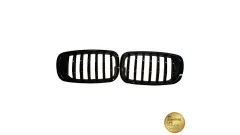 Grill sportowy pojedyncze żeberka Gloss Black BMW X6 E71 E72 X5 E70 2008-2014 największy sklep tuningowy w Polsce!