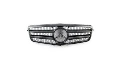 Grill sportowy Chrome & Silver MERCEDES SL R129 1989-2001 największy sklep tuningowy w Polsce!
