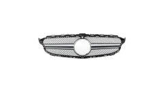 Grill sportowy Silver A-Type Camera MERCEDES C-Class W205 S205 A205 C205 przed liftem 2014-2018 największy sklep tuningowy w Polsce!