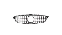 Grill sportowy GT Chrome & Black MERCEDES C-Class W205 S205 A205 C205 2014-2021 największy sklep tuningowy w Polsce!