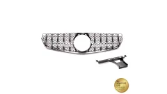 Grill sportowy GT Chrome & Black MERCEDES E-Class C207 A207 przed liftem 2009-2013 największy sklep tuningowy w Polsce!