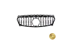Grill sportowy GT Gloss Black MERCEDES CLA C117, X117 Facelift 2016-2018 największy sklep tuningowy w Polsce!