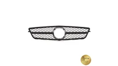 Grill sportowy Black & Chrome A-Type MERCEDES C-Class W204 C204 S204 2007-2015 największy sklep tuningowy w Polsce!