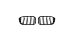 Grill sportowy pojedyncze żeberka Matt Black BMW 1 F20 F21 Facelift 2015-2019 największy sklep tuningowy w Polsce!